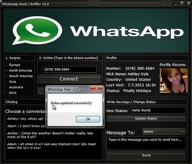Teil 1. Hack WhatsApp-Nachrichten mit iPhone / iPad von WhatsApp Hacker
